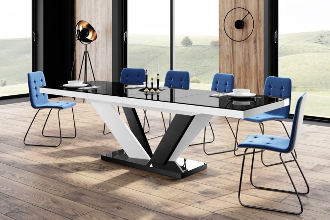 VIVA 2 table (high gloss/super matt) 160-256 cm